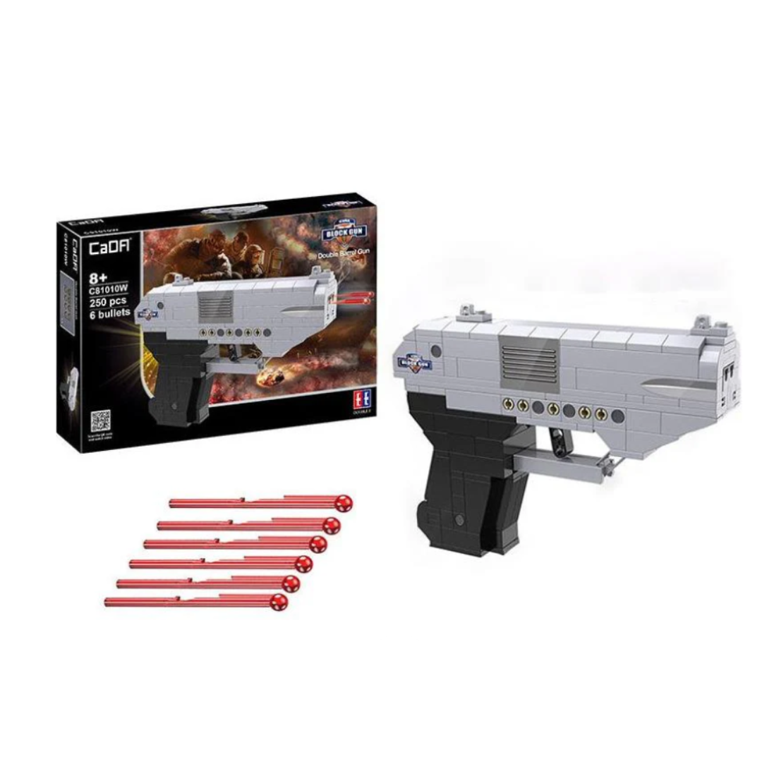 CaDA Double Barrel Pistol Brick Model Kit