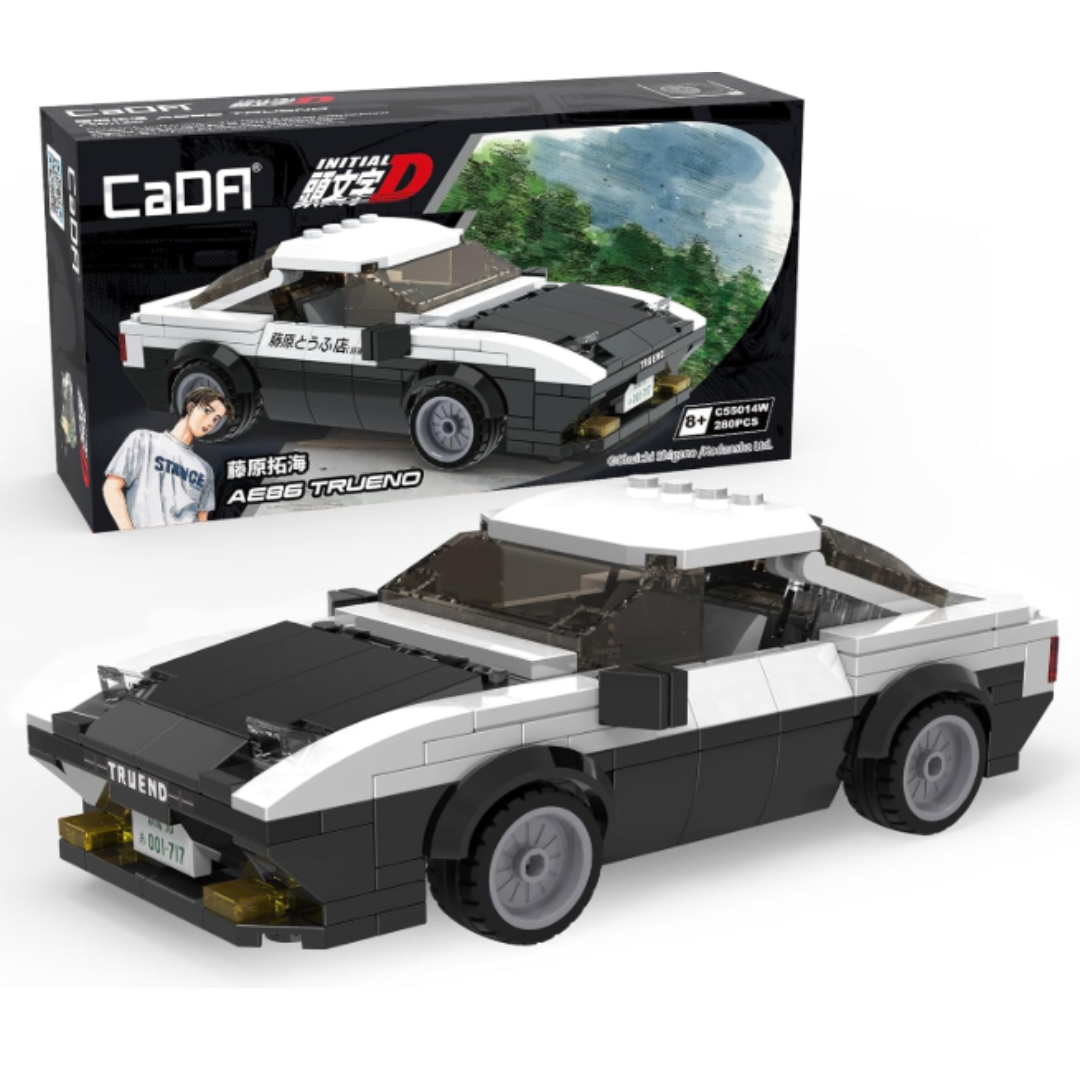 CaDA C55014W Japanese Drift Legend Brick Model Kit (Small Scale CaDA C55014W Japanese Drift Legend Brick Model Kit (Small Scale