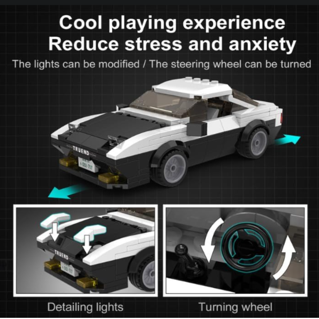 CaDA C55014W Toyota AE86 Trueno Brick Model Kit (Small Scale)