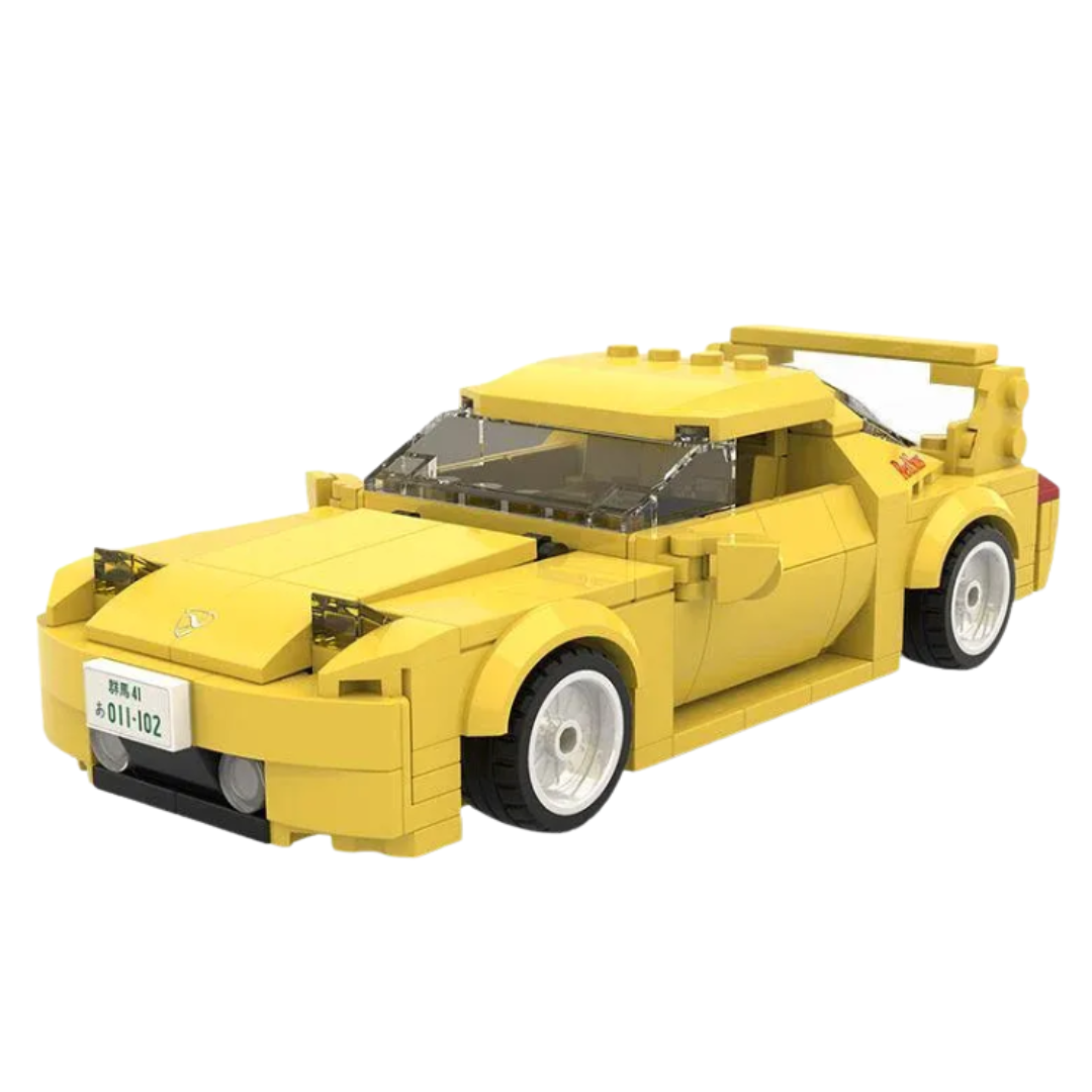 CaDA Mazda RX-7 FD Brick Model Kit (Small Scale)