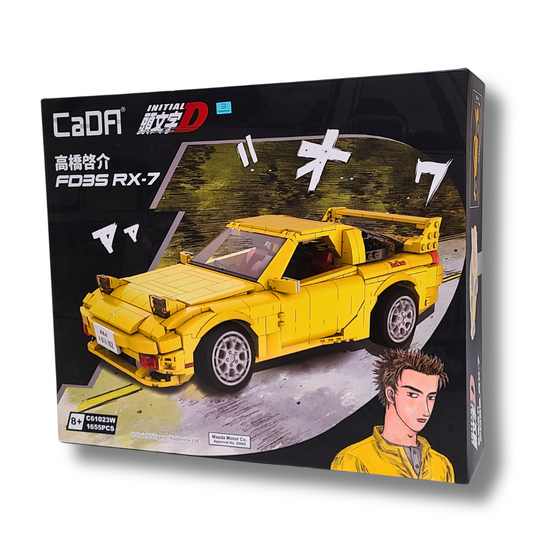 CaDA Mazda RX-7 FD3S Brick Model Kit