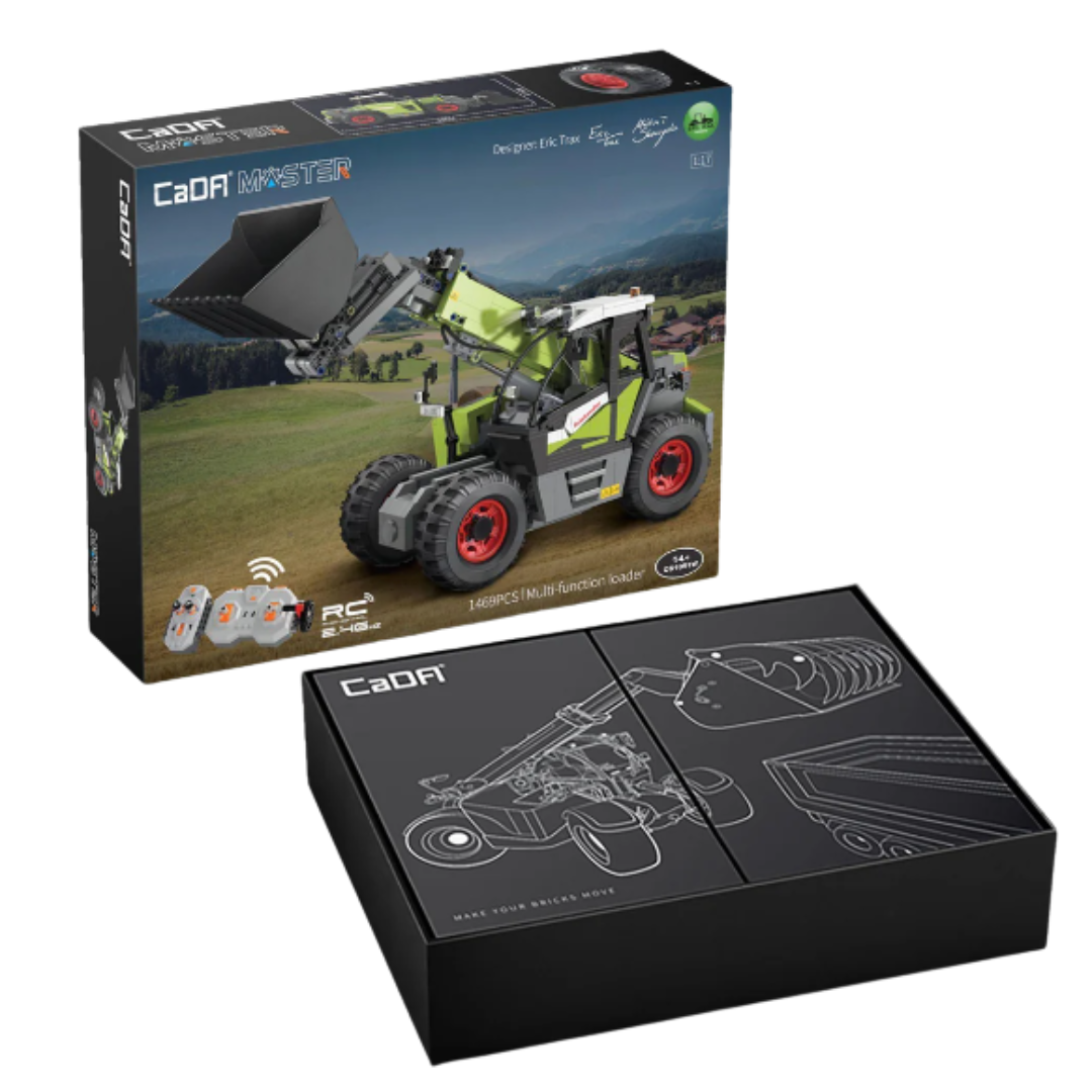 CaDA Telehandler Loader Brick Construction Kit