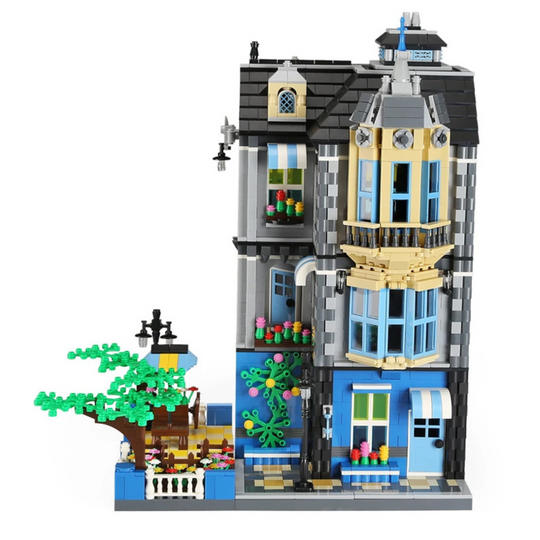 WANGE 6310 Garden Coffee House – 2,313‑Piece Modular Architecture Set