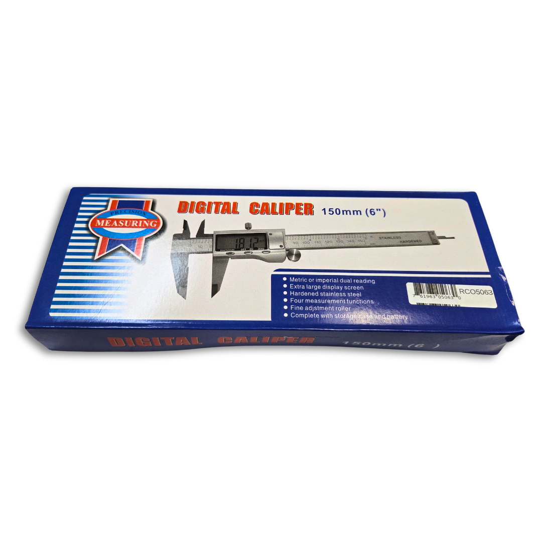 Premium Digital Vernier Calipers — 0-150mm Stainless Steel ±0.02 Precision