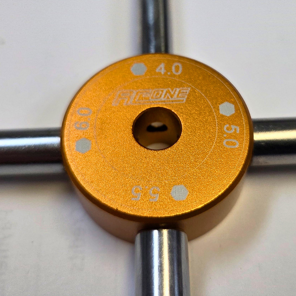 4-in-1 Multi Wrench — Gold (4.0 / 5.0 / 5.5 / 6.0mm)