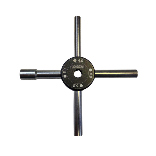 4-in-1 Multi Wrench — Black (4.0 / 5.0 / 5.5 / 6.0mm)