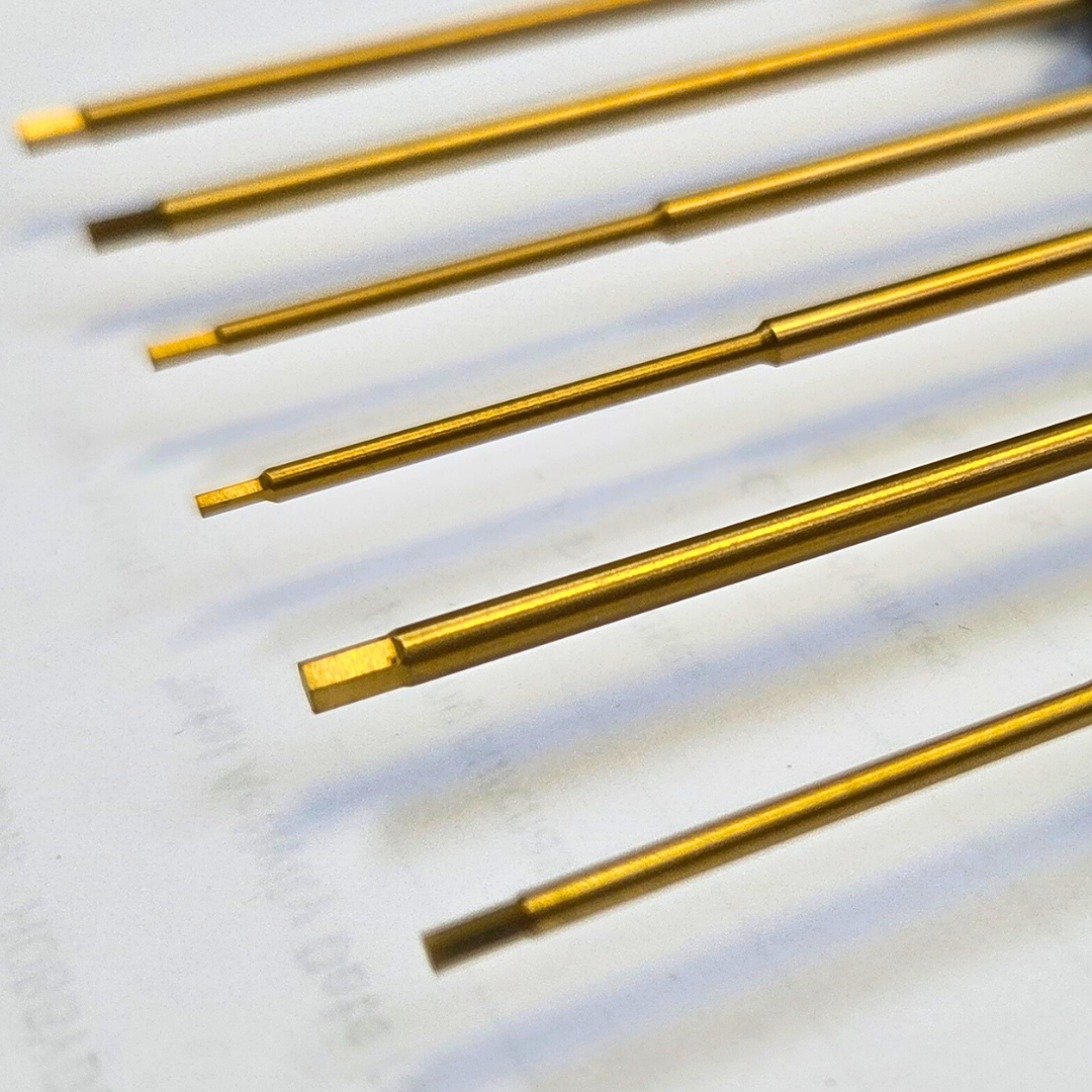 Classic Allen Wrench Set — Titanium Coated Tips (6-Piece, Metric & SAE)