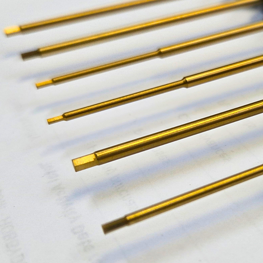 Classic Allen Wrench Set — Titanium Coated Tips (6-Piece, Metric & SAE)