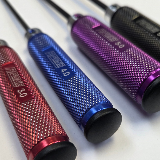 Flat Head Screwdriver Set — 4-Piece (3.0 / 4.0 / 5.0 / 5.8mm)