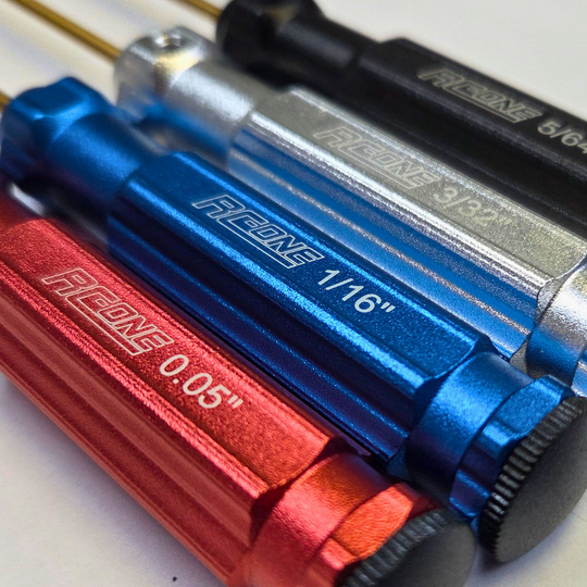 Hex Driver Set — 0.05” / 1/16” / 5/64” / 3/32” (4 Piece Inch, RCONE)