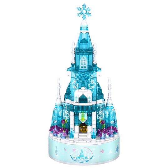 Panlos Creative Music Box / Fantasy Series – Snow Castle – Model 65616 (574 Pieces)