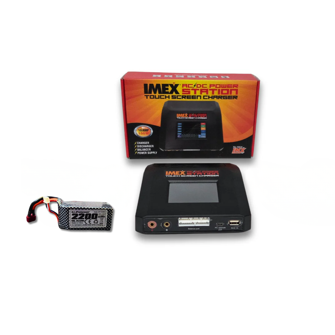 🔋 IMEX Power Pack Bundle – Charger + 1x 3s LiPo Battery