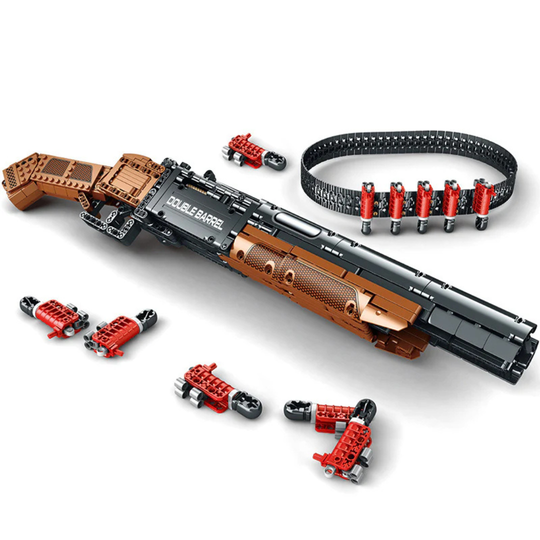 Reobrix 77028 Double-Barrel Shotgun – 1006-Piece Building-Block Set