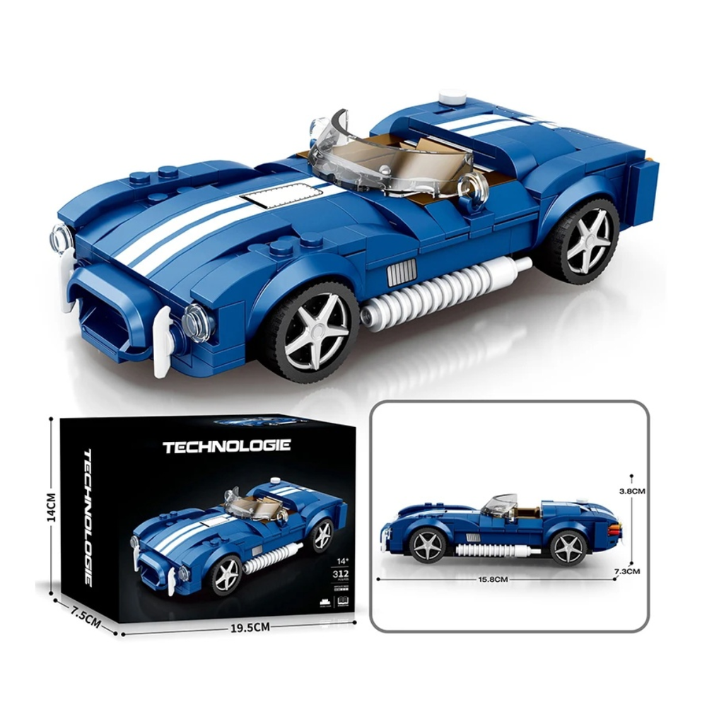 Reobrix 812 Shelby Cobra-Style Building Set