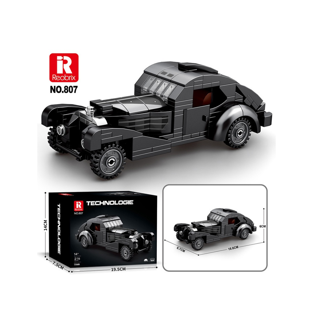 Reobrix 807 Bugatti Atlantic-Style Building Set