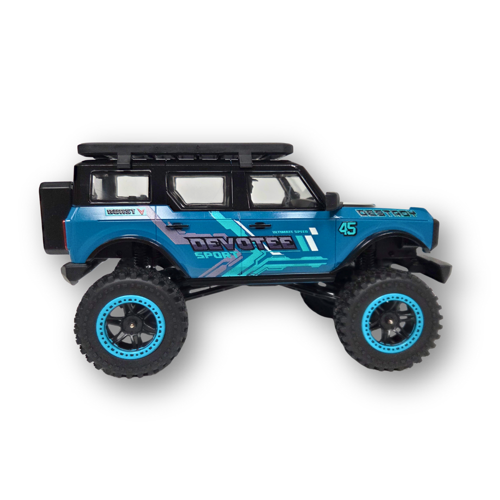KOOTAI K2007 – 1:20 Scale 4WD Micro RC Crawler (RTR, Brushed) Blue