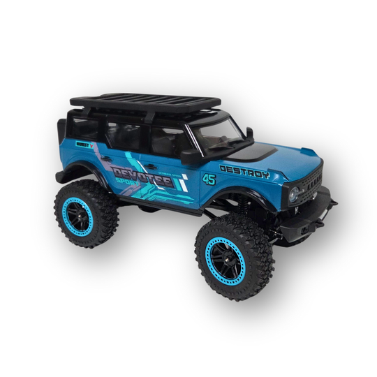 KOOTAI K2007 – 1:20 Scale 4WD Micro RC Crawler (RTR, Brushed) Blue