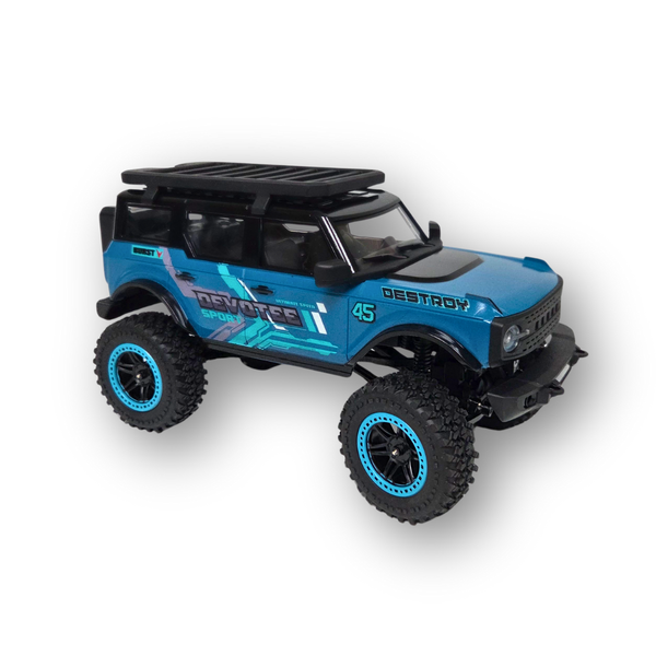 KOOTAI K2007 – 1:20 Scale 4WD Micro RC Crawler (RTR, Brushed) Blue