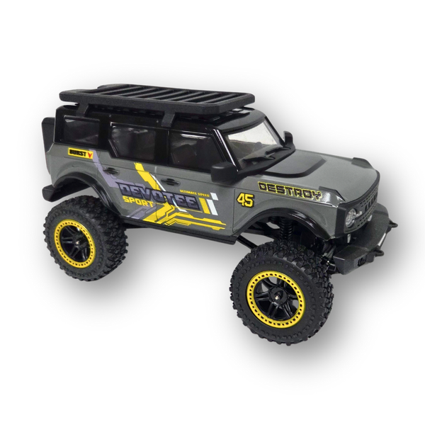 KOOTAI K2007 – 1:20 Scale 4WD Micro RC Crawler (Grey, RTR, Brushed)