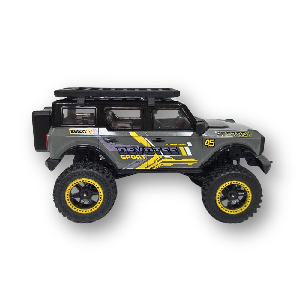 KOOTAI K2007 – 1:20 Scale 4WD Micro RC Crawler (Grey, RTR, Brushed)