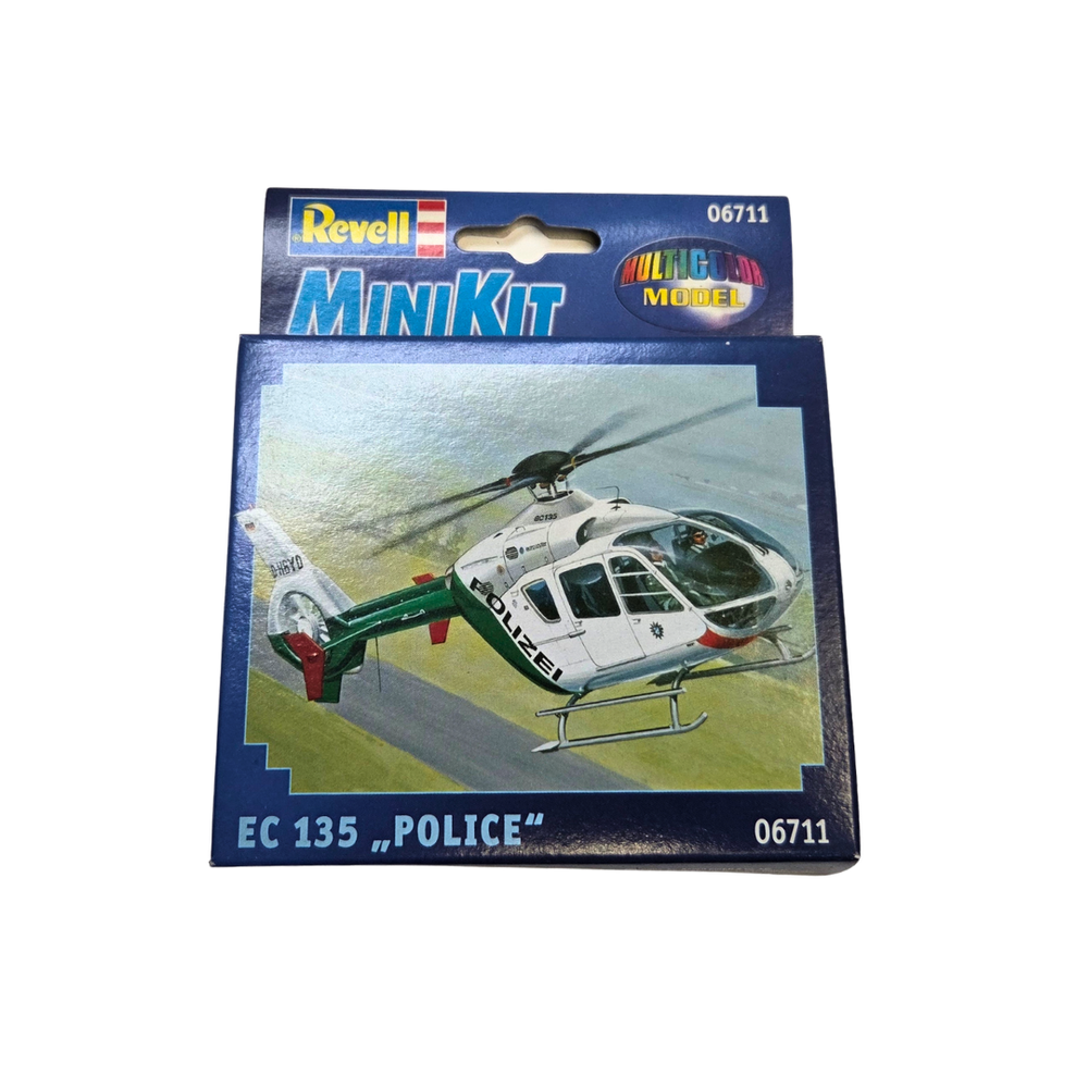 Revell MiniKit EC135 Police Helicopter Snap-Fit Model Kit 06711