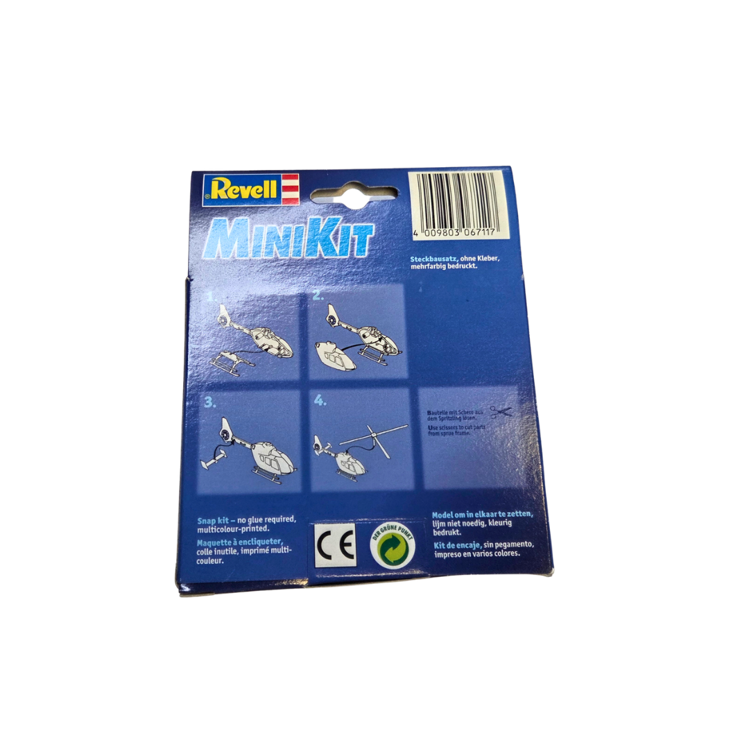 Revell MiniKit EC135 Police Helicopter Snap-Fit Model Kit 06711