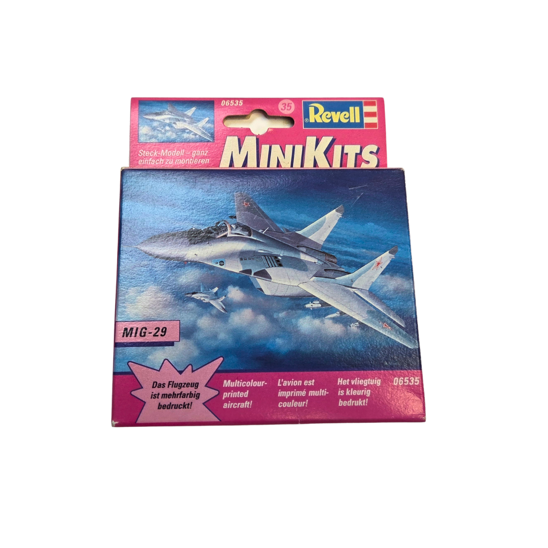 Revell MiniKits MiG-29 Fighter Jet Snap-Fit Model Kit 06535