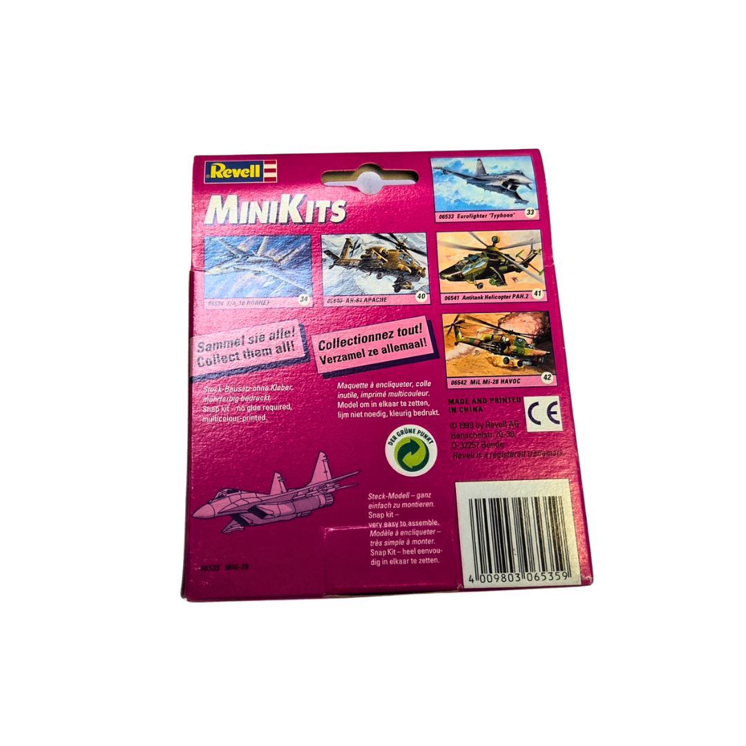 Revell MiniKits MiG-29 Fighter Jet Snap-Fit Model Kit 06535
