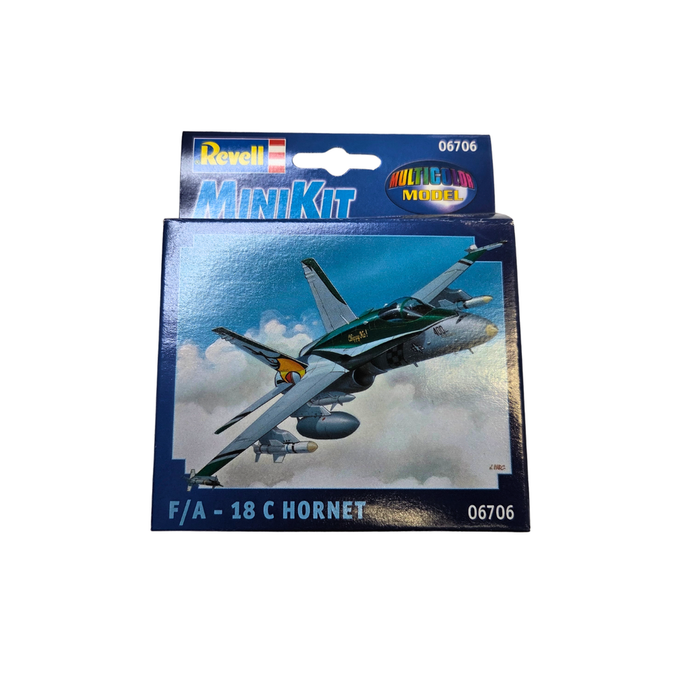 Revell MiniKit F/A-18C Hornet Snap-Fit Fighter Jet Model Kit 06706