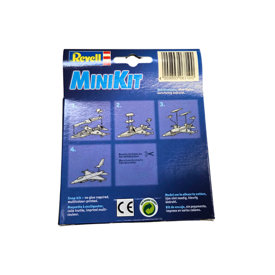 Revell MiniKit F-16 Fighting Falcon Snap-Fit Fighter Jet Model Kit 06710