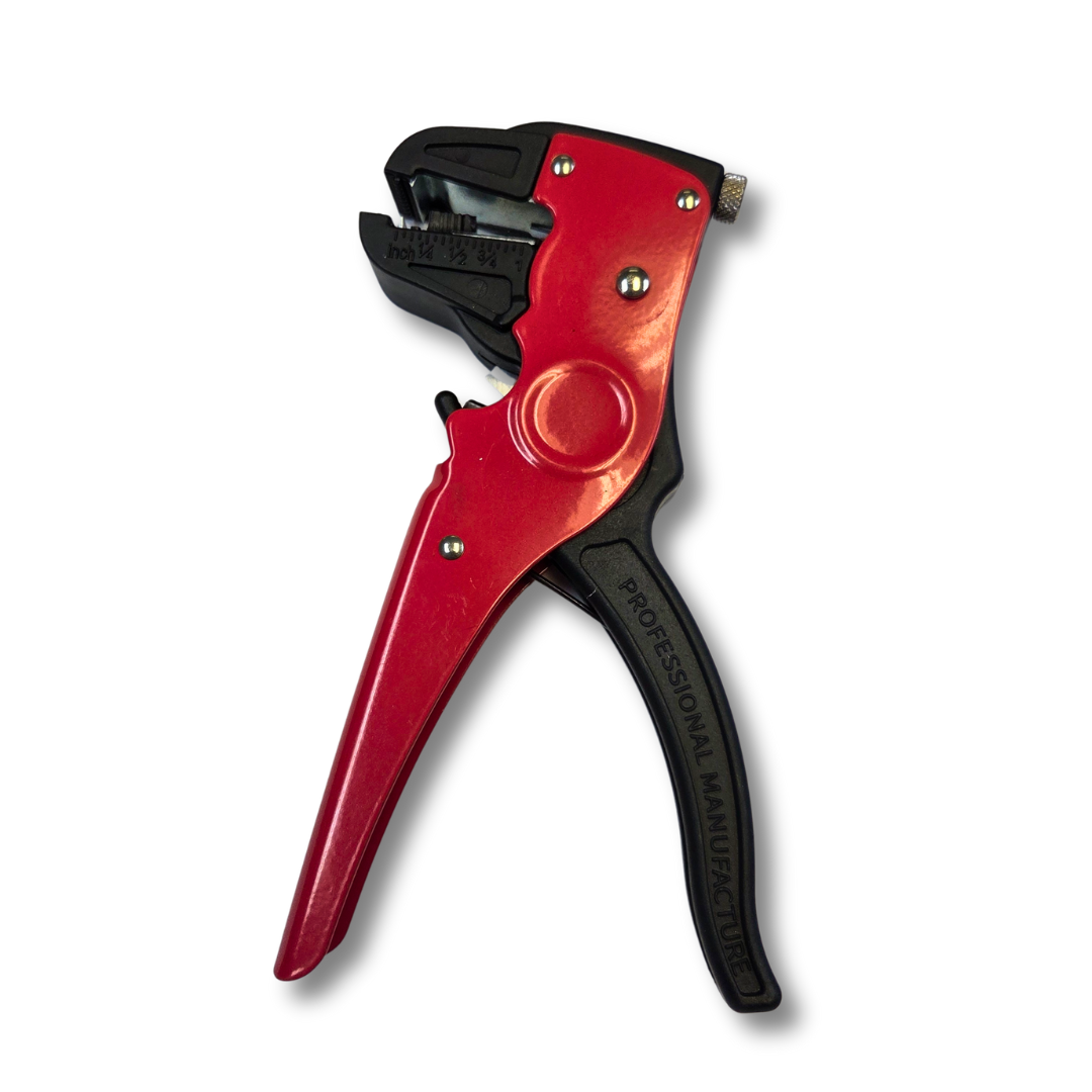6-1/2" Wire Strippers — Strips 10–22 AWG with Cutter & Dual-Scale Jaws