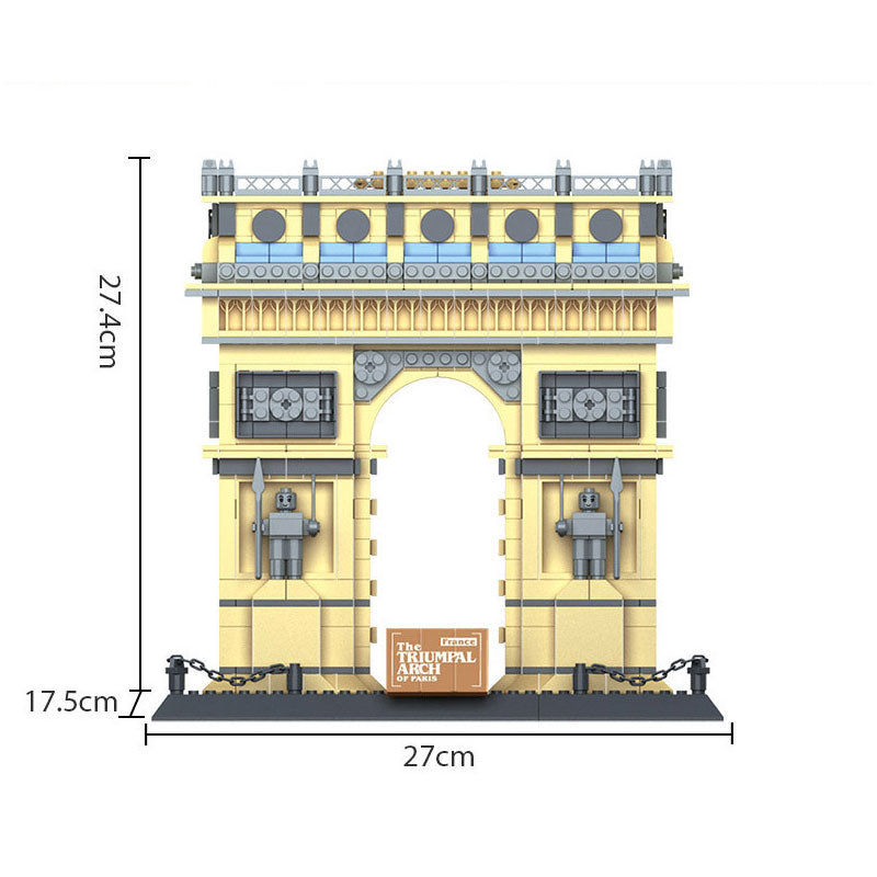 WANGE 5223 – Arc de Triomphe Architecture Building Set (1401 Pieces)