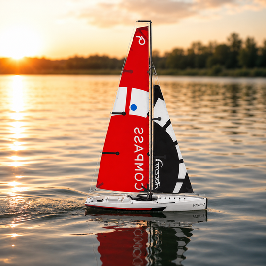 Compass 950mm  RC Sailboat – Entry-Level Remote Control Sailing Boat