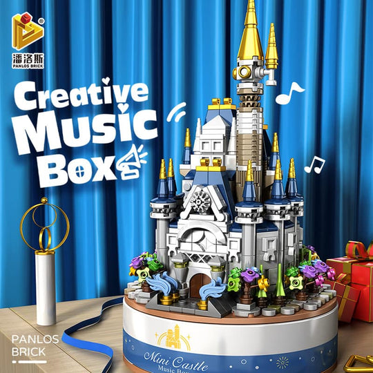 Panlos Creative Music Box Series – Castle Music Box – Model 656007 (617 Pieces)