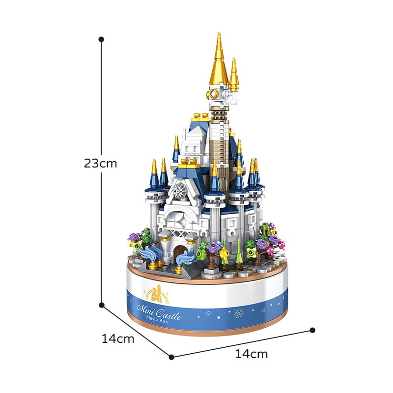 Panlos Creative Music Box Series – Castle Music Box – Model 656007 (617 Pieces)