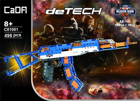 CaDA Model Assault Rifle Brick Building Set 498 Pieces