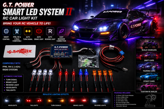 G.T. Power Smart LED System II RC Car Light Kit