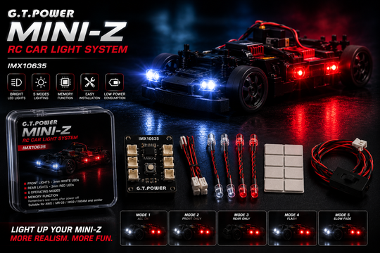 G.T. Power Mini-Z RC Car LED Light System