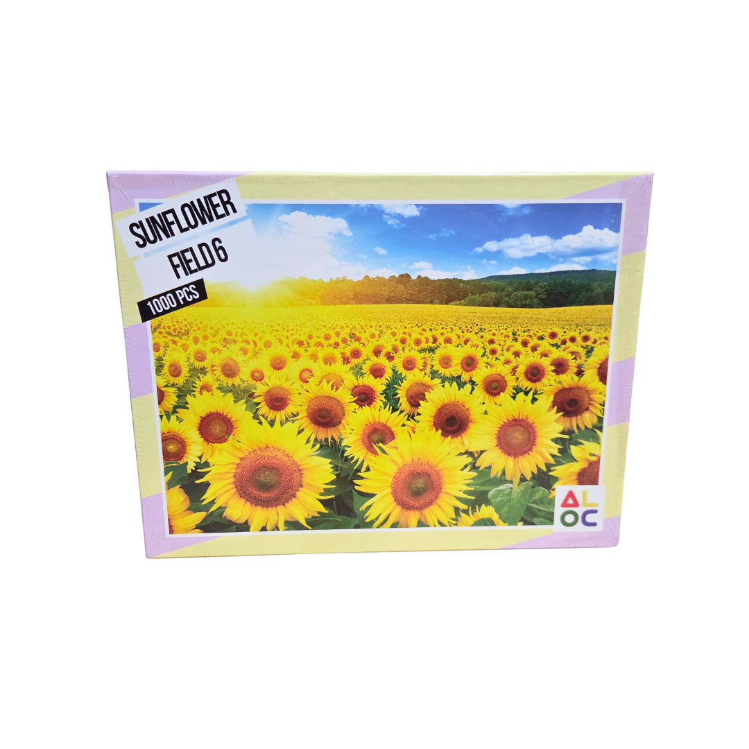 Puzzle Life Sunflower Field 6 1000 Piece Puzzle