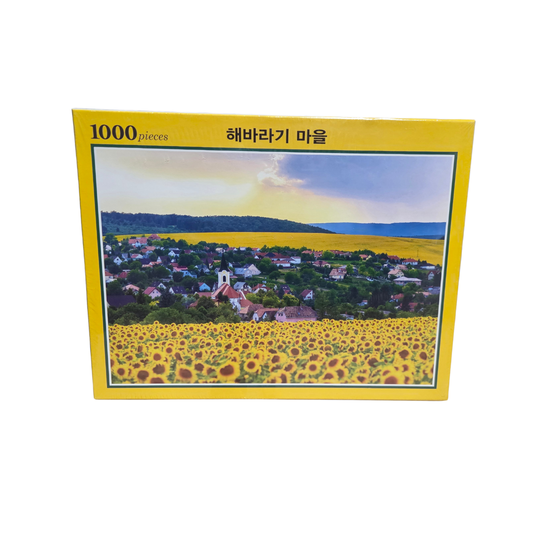 Puzzle Life Sunflower Village 1000 Piece Puzzle