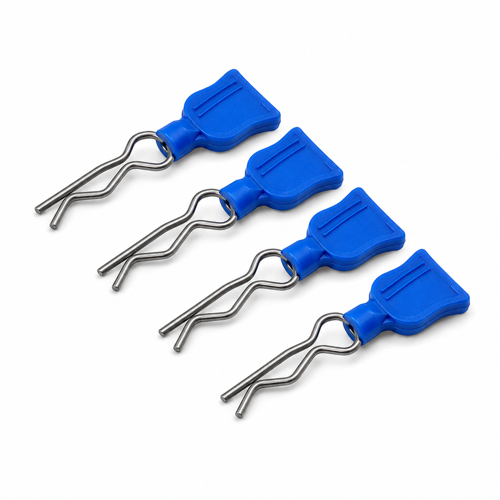 Easy Pull Body Clips for 1/10th Scale RC Cars, Buggies, Truggies, and Trucks