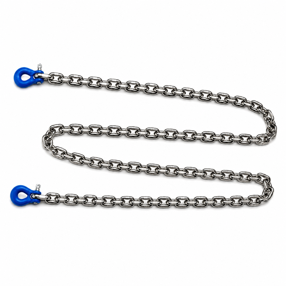 High End Metal Trailer Hook and Silver Chain Set for RC Rock Crawlers