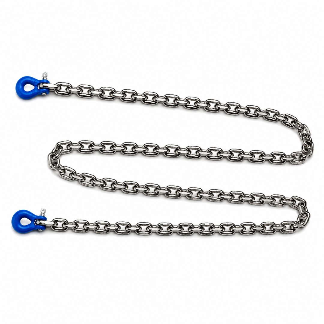 High End Metal Trailer Hook and Silver Chain Set for RC Rock Crawlers