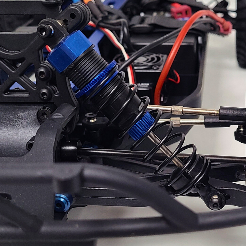 Aluminum Capped Big-Bore Shocks