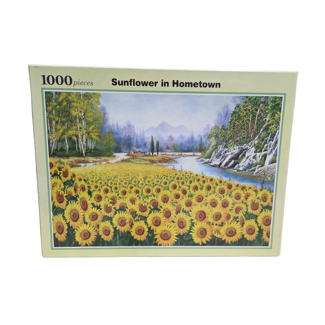Puzzle Life Sunflower in Hometown 1000 Piece Puzzle