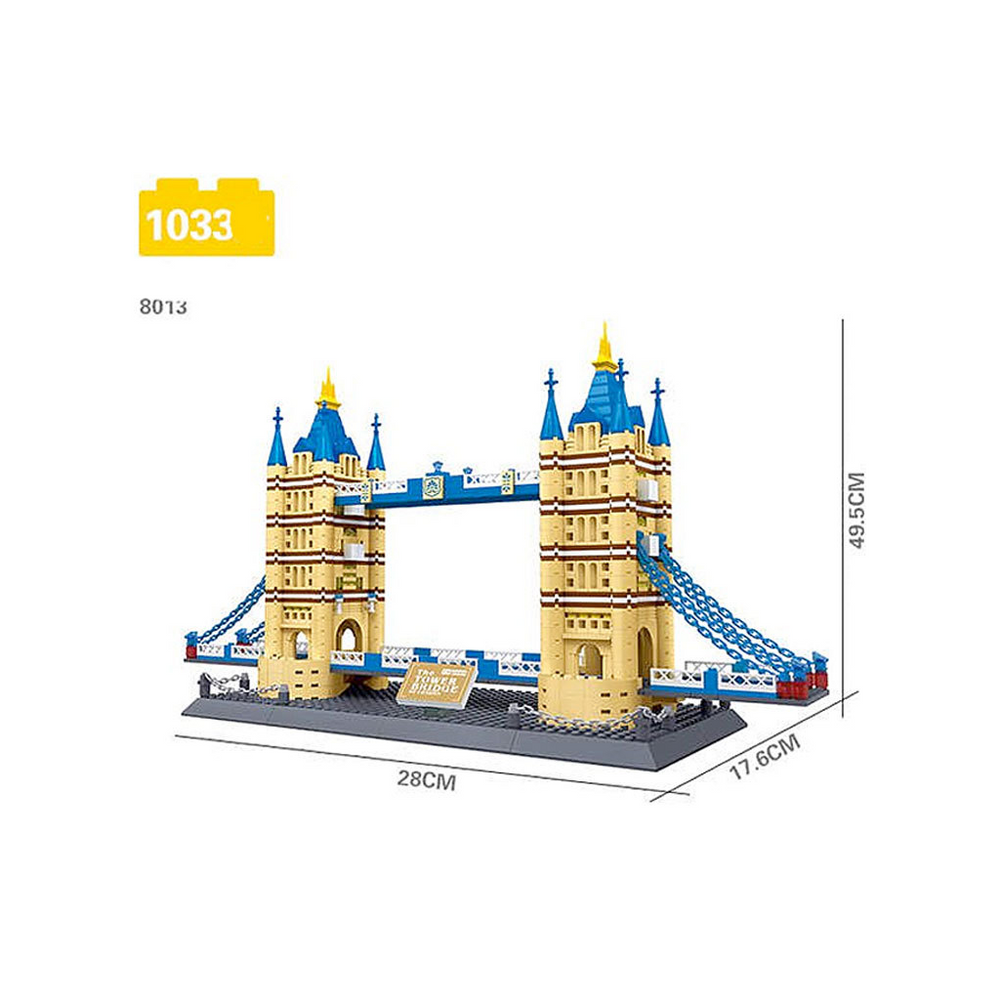 WANGE 5215 – Tower Bridge Architecture Building Set (1986 Pieces)