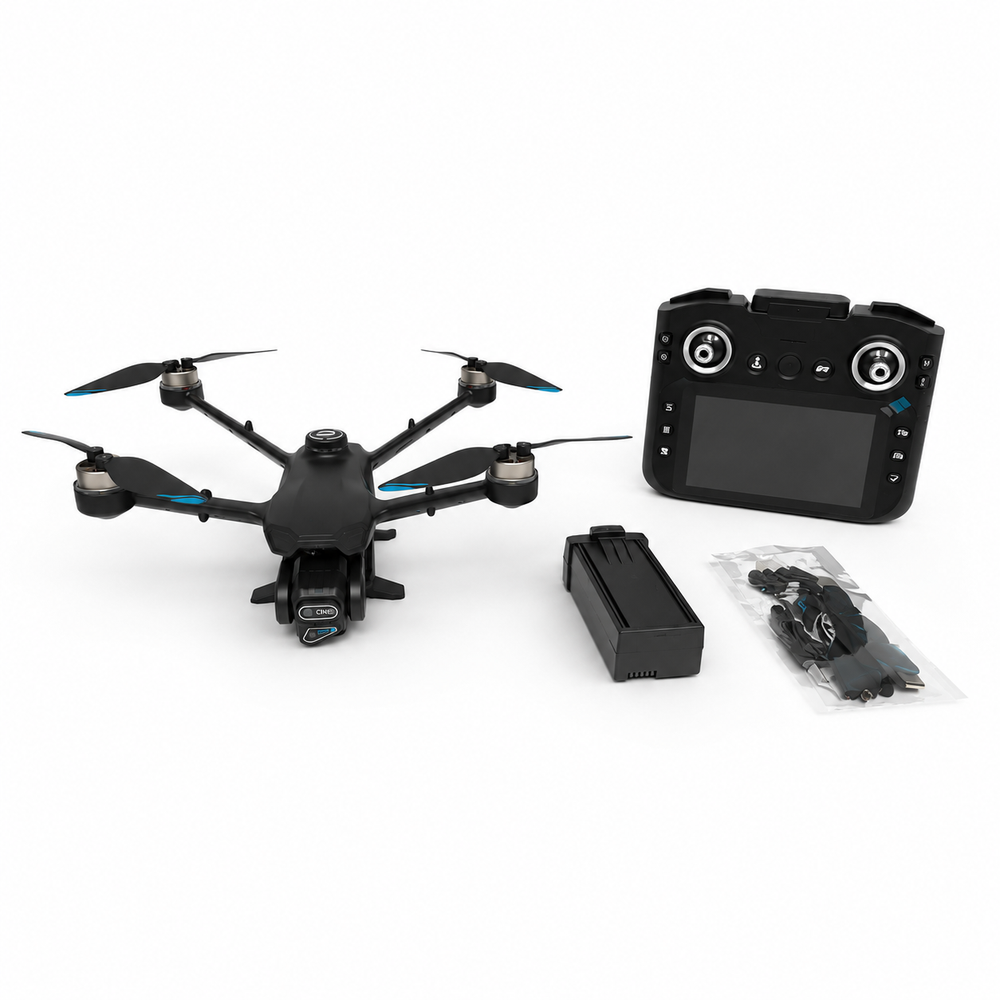 GT6 Smart Drone with GPS, Brushless Motors & Screen Controller
