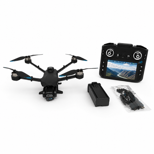 GT6 Smart Drone with GPS, Brushless Motors & Screen Controller