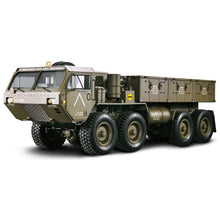 Load image into Gallery viewer, 1/12th Scale HG-P801 8x8 HEMMT Truck Upgraded ARTR w/ LEDs and Sounds

