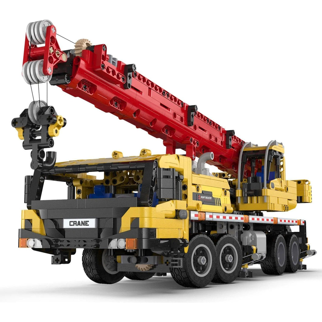 CaDA Mobile Extension Crane Construction Series (Non-Motorized) Brick Building Set 1,831 Pieces